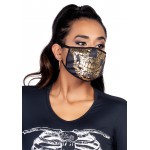 Mondkapje Gold Skull